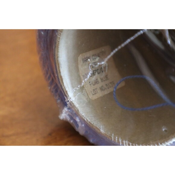 15.5 oz Pima Mercerized Cotton Cone Yarn Country Flag Blue Machine Hand Knitting - Picture 6 of 8